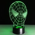 3D Spider-Man 7 Color Changing LED Night Light Energy Saving Desk Lamp 4