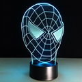 3D Spider-Man 7 Color Changing LED Night Light Energy Saving Desk Lamp 2