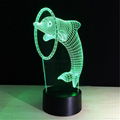 Kids room decoration light  7color changing bedroom light fancy dolphin light 4