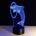 Kids room decoration light  7color changing bedroom light fancy dolphin light