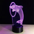 Kids room decoration light  7color changing bedroom light fancy dolphin light 5