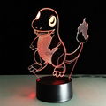 7 Colors Changing  Light Novelty Pocket Dragon 3D Visual Led Small Night Light 3