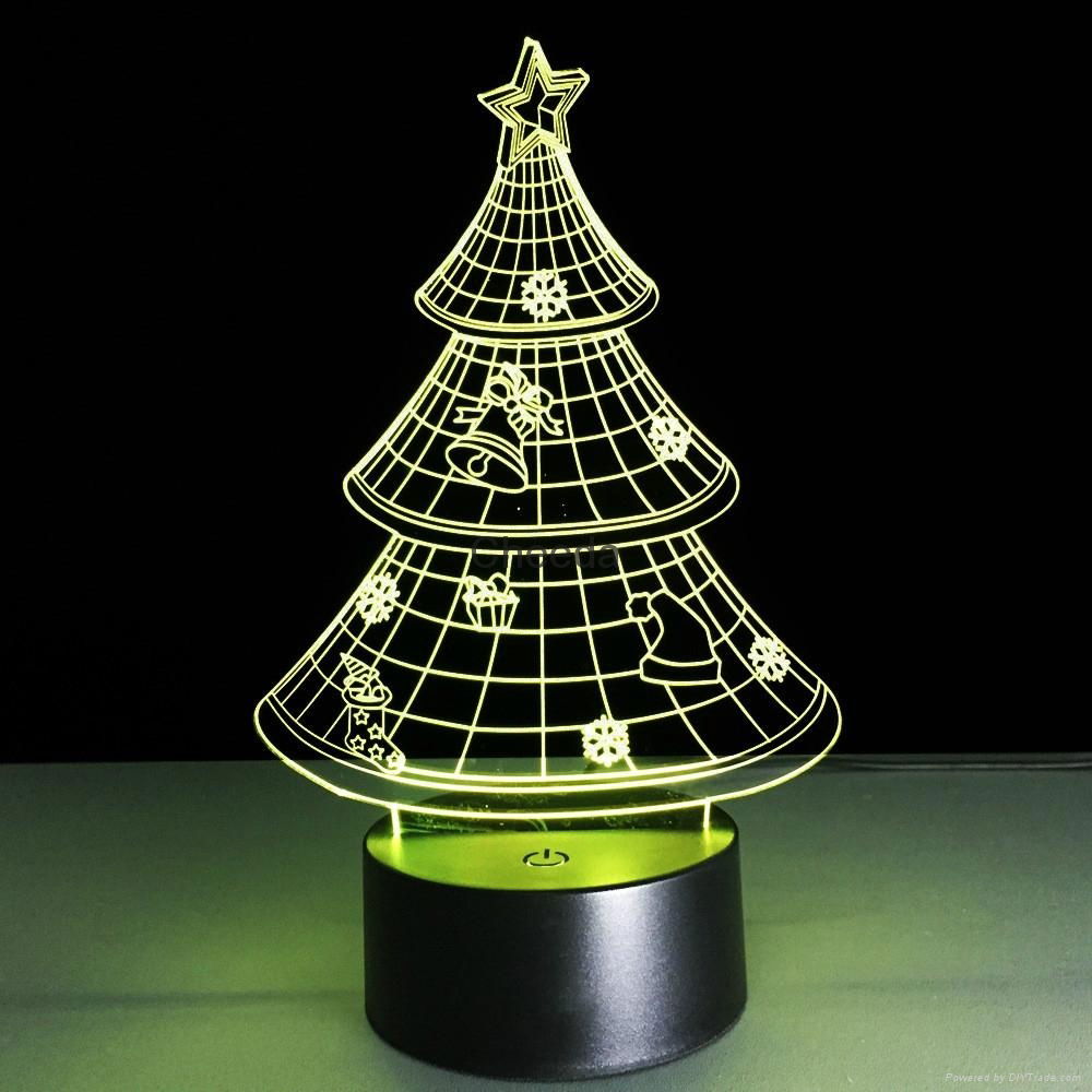 ABS Base Acrylic Plate Material and Switch Power Generation Magic Christmas Tree 4