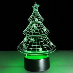 ABS Base Acrylic Plate Material and Switch Power Generation Magic Christmas Tree