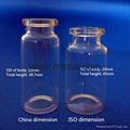 10ml clear glass vials 