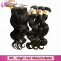 Brazilian natural 100% virgin human hair