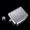 6 oz Rose Gold Stainless steel hip flask with electroplating 4