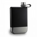 Promotion hip flask printing adventure stainless steel whisky flask  3