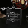 8oz stainless steel hip flask with