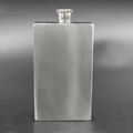 Outdoor flat square wine bottle rectangle shaped 7oz  stainless steel hip flask