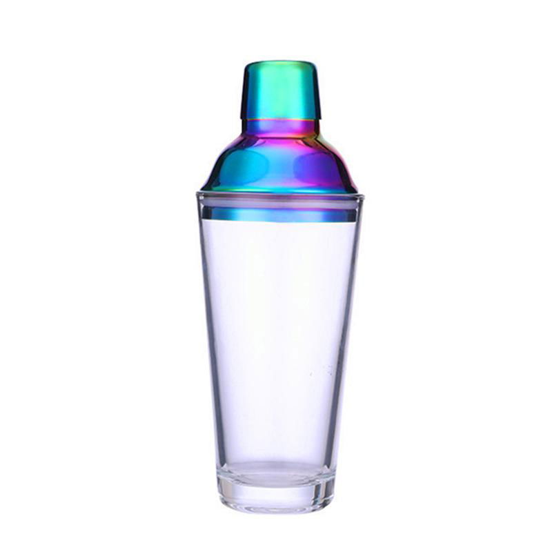  400ml stainless steel glass cocktail shaker 4