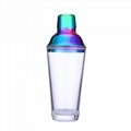  400ml stainless steel glass cocktail shaker
