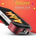 Electric BBQ grill with Non-stick Surface Korean Griddle Indoor and Outdoor 1