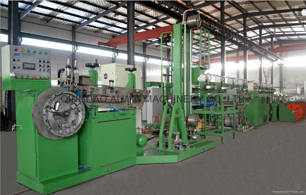 Tire bead wire winding extruder line 3