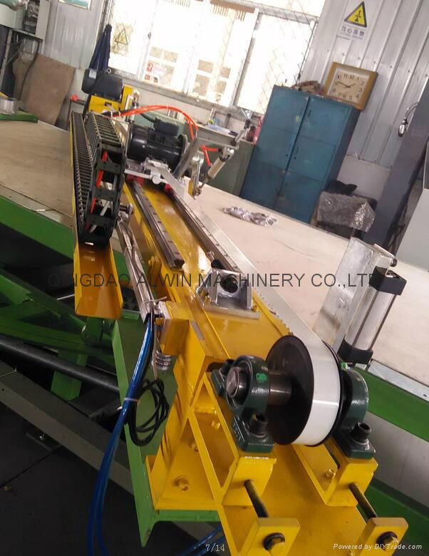 Horizontal tire cord fabric bias cutter machine 3