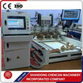 Rotary CNC router Wood router 1325 for cylinder works with Multi spindles  5