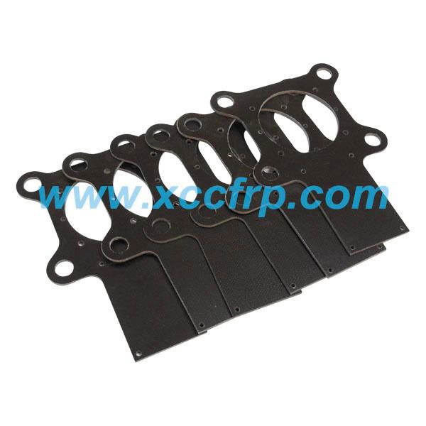 Expoxy black G10 FR4 fiberglasss laminated sheet cnc cutting parts 3