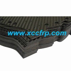 High quality carbon fiber composite sheet CNC Cutting UAV parts