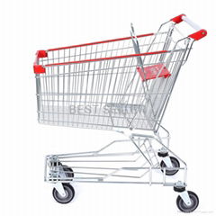 Supermarket trolley shopping trolley