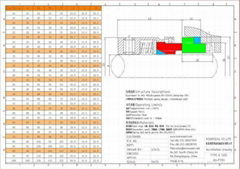  Mechanical Seals PTFE Bellow Johncrane 59u