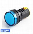 Led Pilot Lamp Signal Light Indicator Light 22mm AD26B-22DS Blue