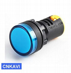 Led Pilot Lamp Signal Light Indicator Light 22mm AD26B-22DS Blue