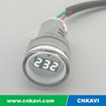 AC Digital Voltage Meter Voltmeter 22mm 1