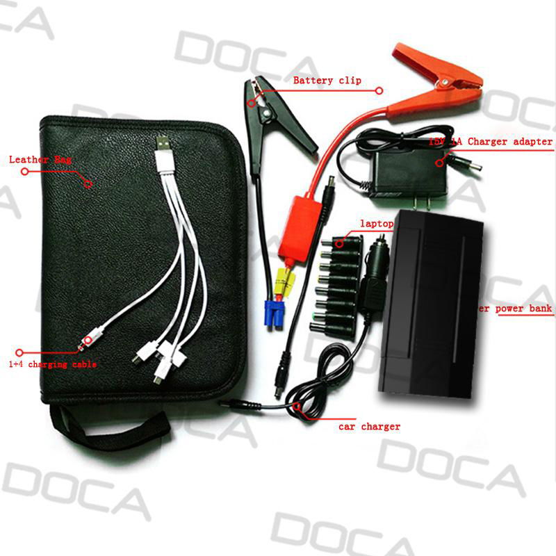 DOCA D589 Hottest 15000mah Multi-Function Jump Start Power Bank 5