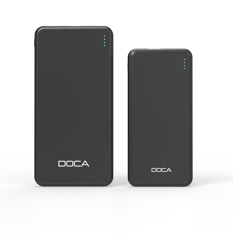 DOCA D607 Ultra-thin Power Bank 10000mah portable charger 5