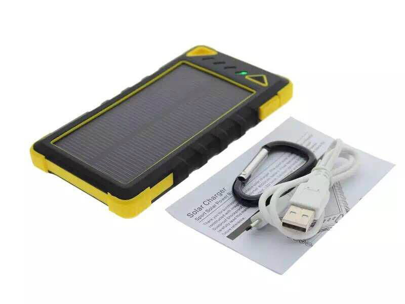 DOCA DS8000 solar power bank led waterproof 8000mah 3