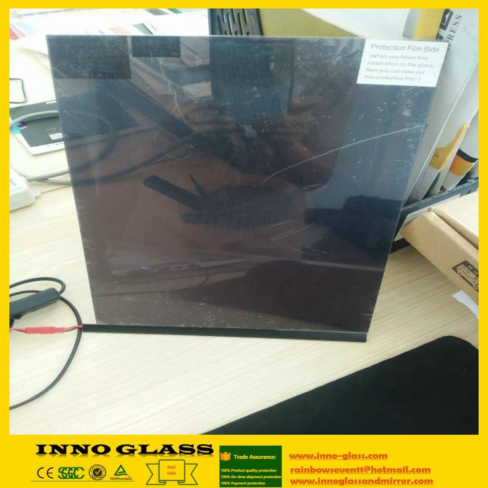 Dark Black Electronic Switchable Adhesive Smart Film and Smart Glass 4