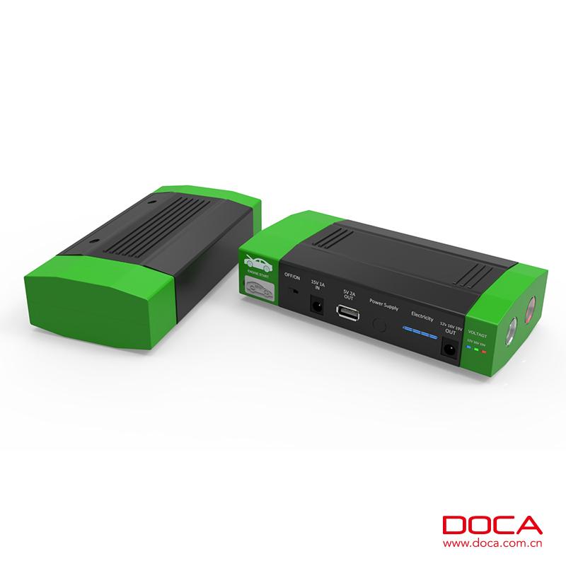 2016 latest model DOCA high current portable jump starter D589 2