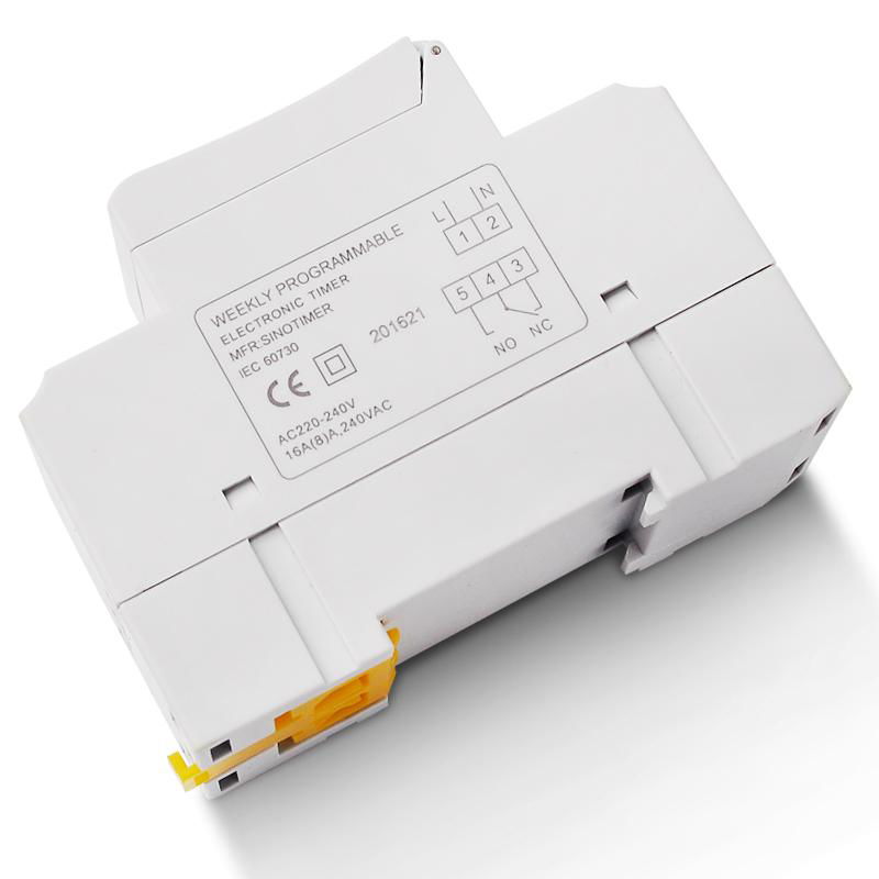 DIN rail Timer switch 4