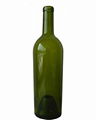  750ML Antique Green Bordeaux/Conical Glass Wine Bottle with Cork