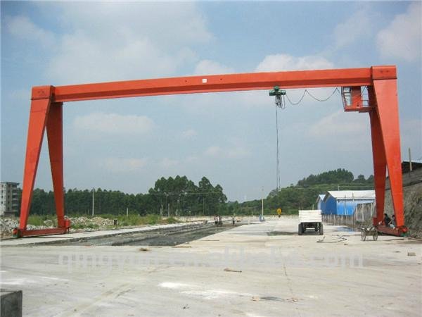 MH model single girder gantry crane 10 ton for sale