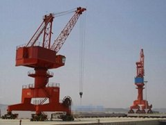  Port used loading and unloading 25 ton single jib portal crane manufacture