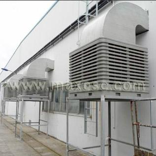 Maxesc roof mounted evaporative air cooler in 30000m3/h airflow 