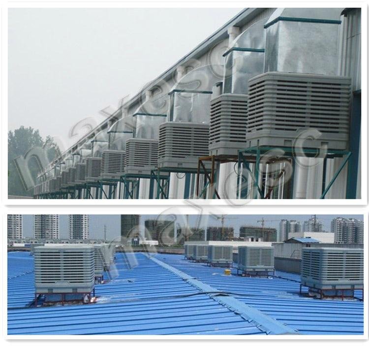 Maxesc roof mounted evaporative air cooler in 30000m3/h airflow  5