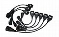 8 Set of Truck Cables for Tcs Cdp Plus PRO 3