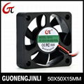 Manufacture selling 12V 5015 purifier cooling fan 50*50*15mm 1