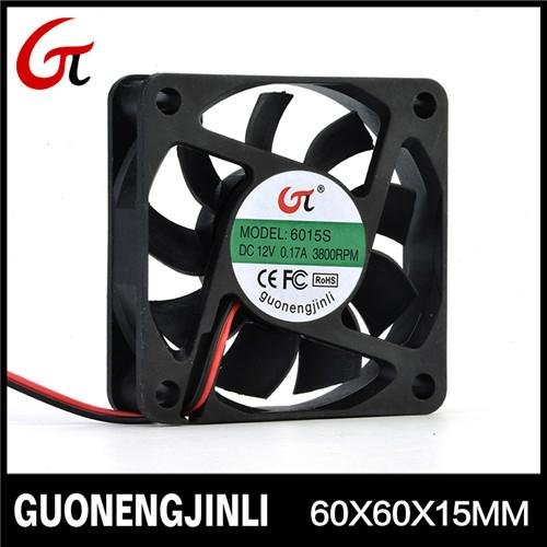 Manufacture selling 12V 6015 dc cooling fan for CPU cooling