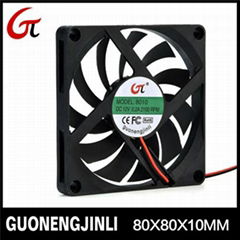 Manufacture selling 12V 8010 dc cooling fan with high speed for manicure lamp