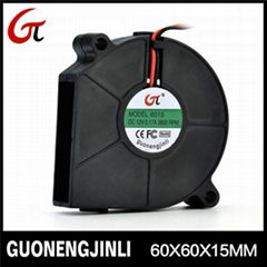 Manufacture selling 12V 6015 dc blower fan with high speed for car purifier