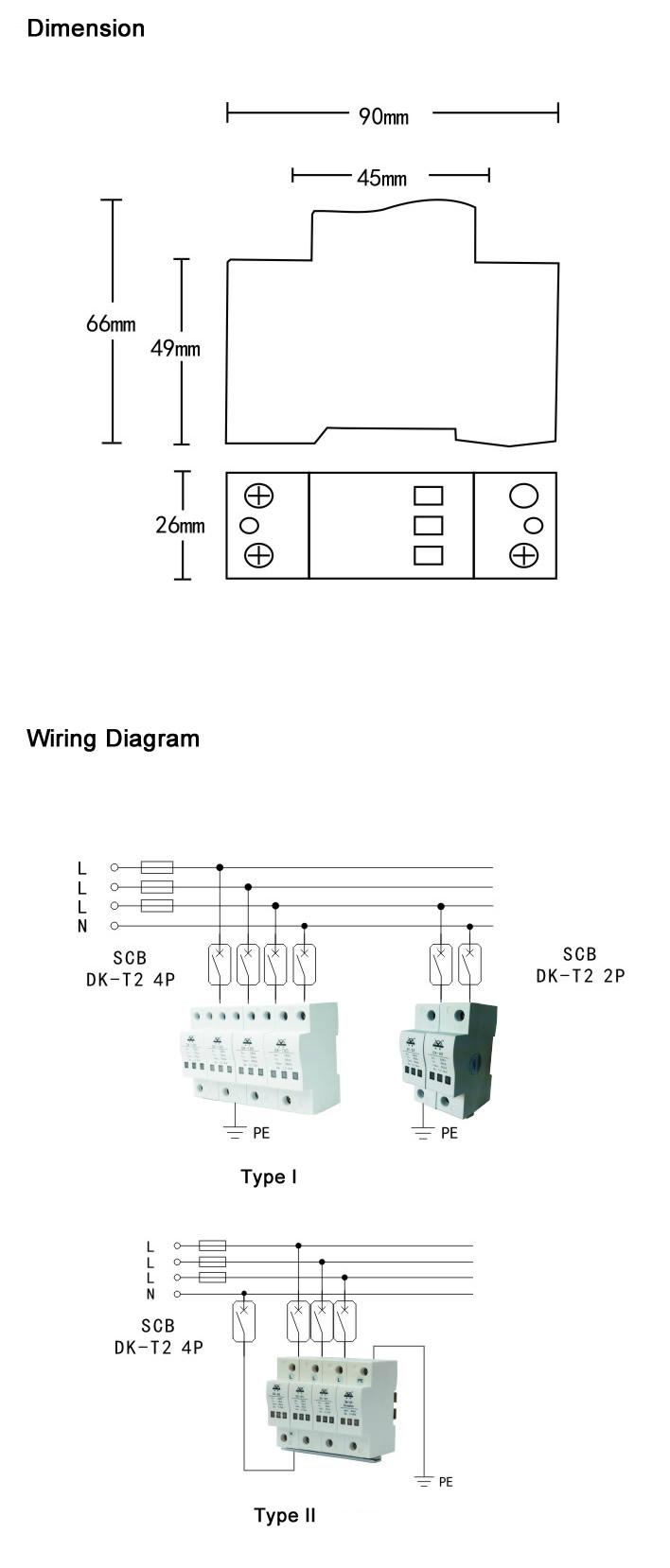 Modular Power Supply Surge Protective Device (Class II Test 60kA) 4