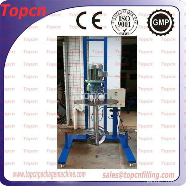 pneumatic lifting moveable high shearing disperser