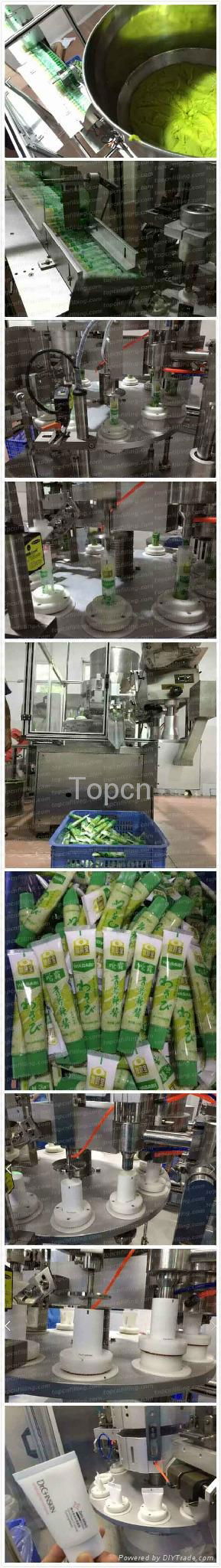 Toothpast tube filling and sealing machine 3