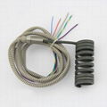 Mini Black Kelvar Sleeving Flat Coil Heater water immersion electric coil heater
