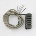 Mini Black Kelvar Sleeving Flat Coil