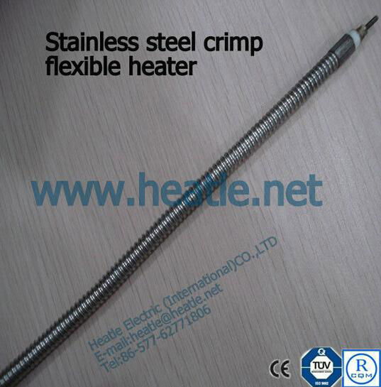 High temperature dia 6.5mm flexible tubular heater flexible metal hose for water 5