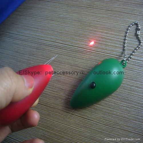 WIN-1922 auto mouse laser blinking interactive cat toy laser pointer 2